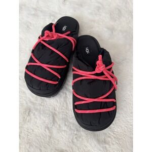 UGG Women's Spaceslider Tech Slider Platform Slippers -‎ 1143951 - Black Sz 8